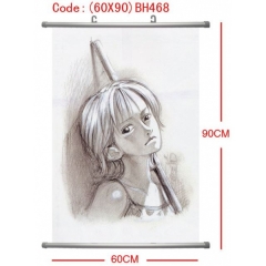 (60×90)BH468-海贼王塑杆布挂画 