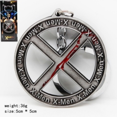 X战警天启标志字母火星挂件钥匙扣（古银色）
