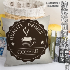 MMBZ021-coffee动漫全彩棉麻抱枕