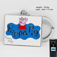 粉红猪小妹（peppa pig）系列Q版人物挂牌钥匙扣C款