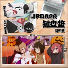 JPD020-摇曳百合 动漫锁边加厚键盘垫.jpg