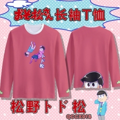 QCCX015-松野椴松动漫全彩长袖T恤