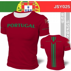 JSY025-葡萄牙动漫运动紧身衣
