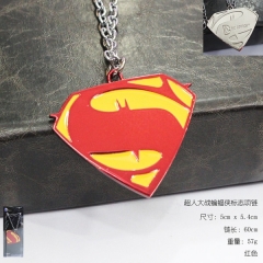 超人大战蝙蝠侠标志项链红色