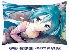 初音未来动漫枕头抱枕 40*60CM(单面）