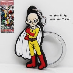 一拳超人系列站着的人物硅胶挂件钥匙扣