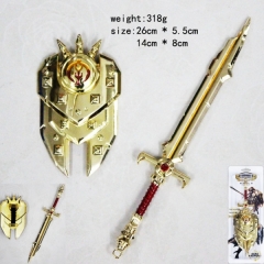 英雄联盟系列剑盾套装E款（金色）