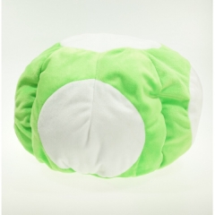 超级玛丽绿色蘑菇帽22*30cm