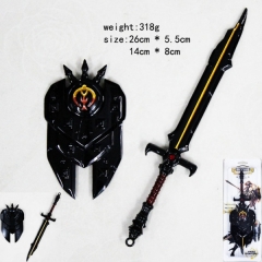 英雄联盟系列剑盾套装F款（黑色）