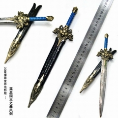 魔兽世界电影版莱恩国王之暴风带鞘剑30CM