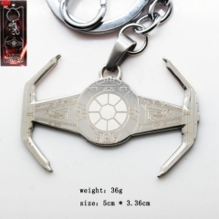 星球大战系列飞船挂件钥匙扣（银色）.jpg