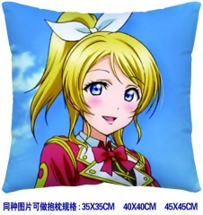 4648 love live 动漫双面抱枕 35*35CM