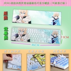 JP090-终结的炽天使动漫彩色巧克力键盘（可来图订制）