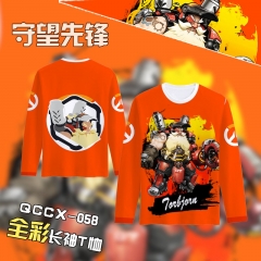 QCCX058-守望先锋动漫全彩长袖T恤