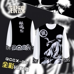 QCCX065-银魂动漫全彩长袖T恤