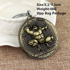 忍者神龟钥匙扣吊坠挂件日本动漫周边饰品10个一套