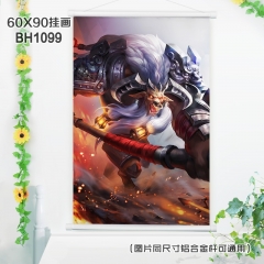 (60X90)BH1099-王者荣耀游戏白色塑料杆挂画