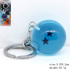 七龙珠蓝色二星龙珠球钥匙扣