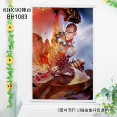 (60X90)BH1083-王者荣耀游戏白色塑料杆挂画