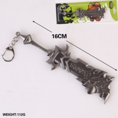 魔兽世界圣骑士灰烬使者枪色兵器刀扣刀模型16CM