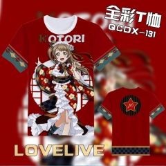 QCDX133-LOVELIVE动漫全彩T恤