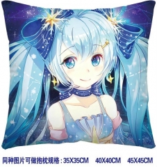 5020 初音未来 双面抱枕靠垫45X45CM