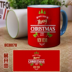 BCB078-圣诞 边彩马克杯