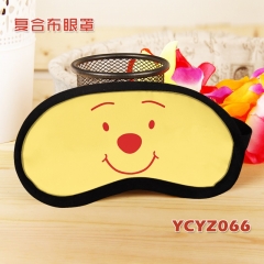 YCYZ066小熊维尼彩印复合布眼罩