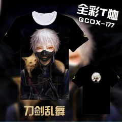 QCDX177-刀剑乱舞动漫全彩T恤