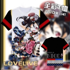 QCDX141-LOVELIVE动漫全彩T恤