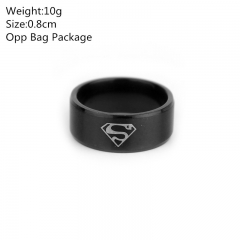 超人不锈钢戒指 jz017