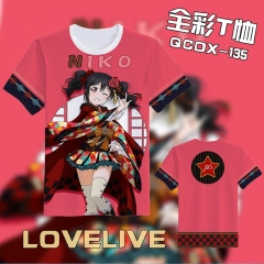 QCDX135-LOVELIVE动漫全彩T恤