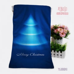 （35X70）YJ081-圣诞 浴巾