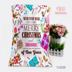 （35X70）YJ085-圣诞 浴巾