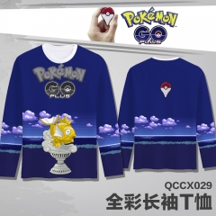 QCCX029-pokmon go 动漫全彩长袖T恤