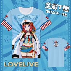 QCDX129-LOVELIVE动漫全彩T恤
