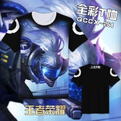 QCDX254-王者荣耀游戏全彩T恤