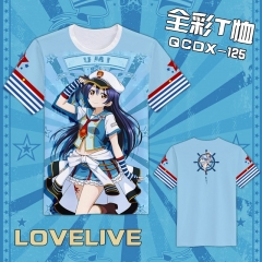 QCDX125-LOVELIVE动漫全彩T恤
