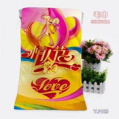 （35X70）YJ109-情人节 浴巾