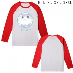 从零开始的异世界生活帕克C款长袖T恤M L XL XXL XXXL