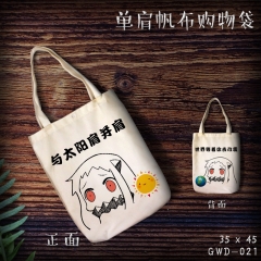 GWD021-舰队collection 北方栖姬表情动漫单肩帆布购物袋