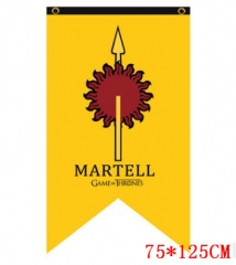 权利游戏 MARTELL 旗帜COSPLAY旗子道具