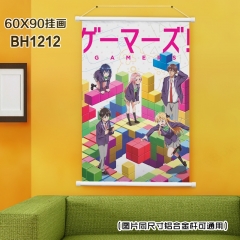 (60X90)BH1212-GAMERS电玩咖动漫白色塑料杆挂画