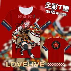 QCDX136-LOVELIVE动漫全彩T恤