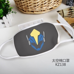 KZ138-守望先锋游戏彩印太空棉口罩