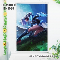 (60X90)BH1095-王者荣耀游戏白色塑料杆挂画