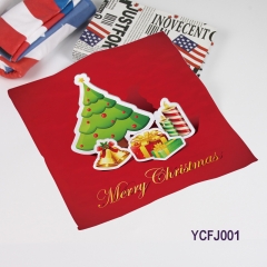 (35X35)YCFJ001-圣诞 小方巾
