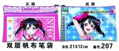 LoveLive  双层帆布笔袋