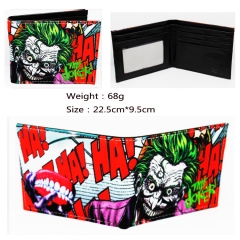 蝙蝠侠小丑系列绿色人物眼睛标志网纱布制钱包B款
