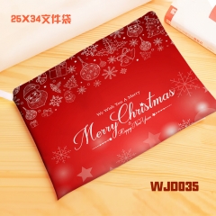 WJD035-圣诞 帆布文件袋资料袋
